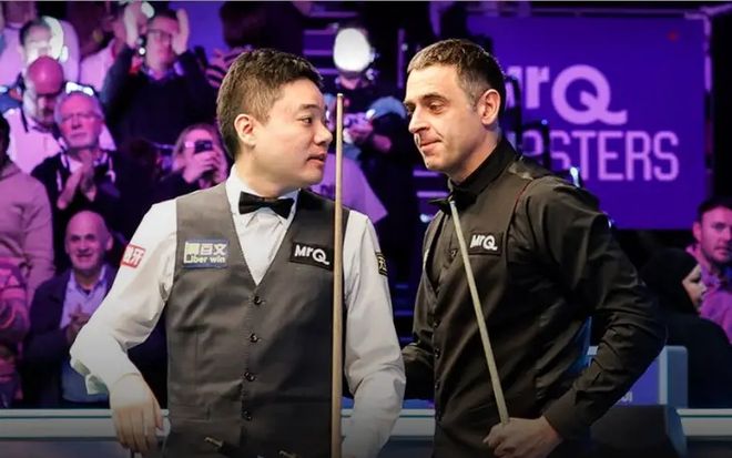 丁俊晖5-1奥沙利文轰满分147分丁主任霸气击败7届世锦赛冠军(图1)