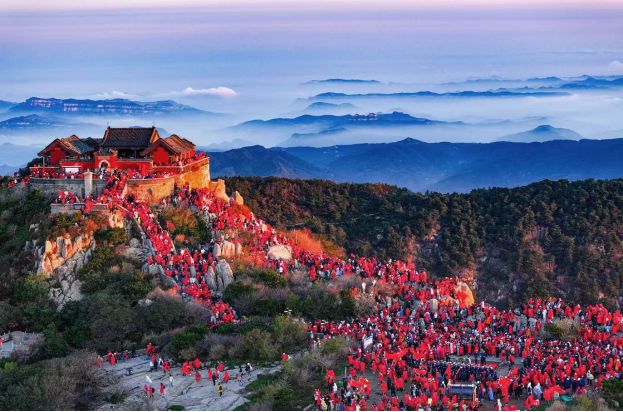 九游app：泰安旅游攻略来了！冬季到泰山打卡吃住行游购娱都在这里→(图9)