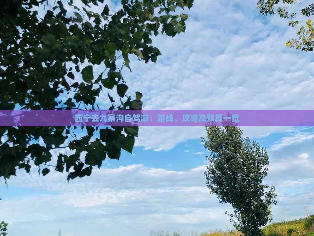 西宁去九寨沟自驾游：路线、攻略及预算一览(图1)