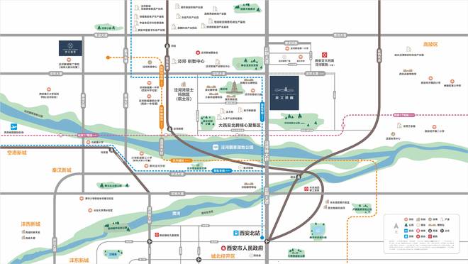 九游app：西安陕建崇文朗樾建面约100-130㎡物业公司小区配套在售楼栋(图2)