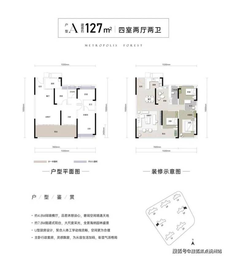 城投金沙府(2024城投金沙府)首页网站-2024年最新房价+户型图+小区环境+折扣优惠(图6)