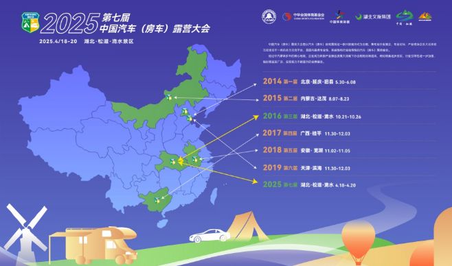 第七届中国汽车（房车）露营大会暨2025年湖北省汽车运动产业大会在湖北洈水盛大开幕(图9)