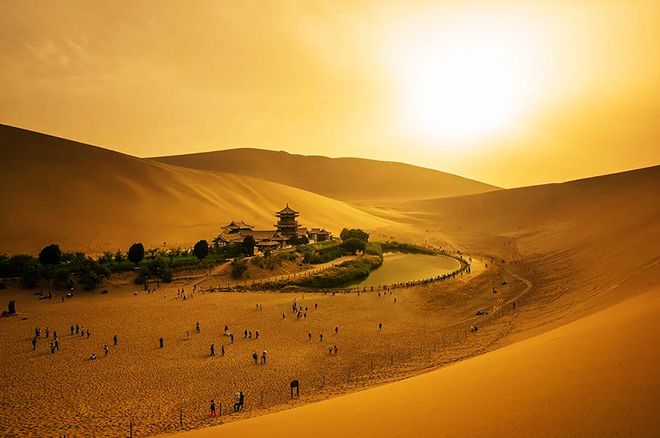 九游app入口：青甘大环线自驾游路线图青甘线西宁到敦煌全程景点+加油站+住宿(图6)