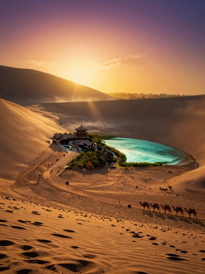 青甘大环线天自驾游必去景点西宁到敦煌七日游路线加油站位置(图7)