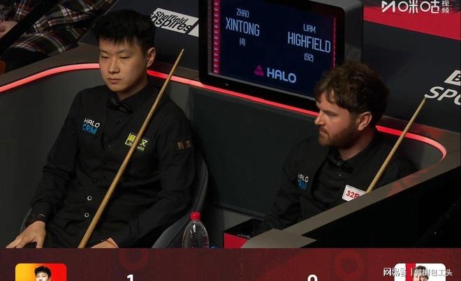 斯诺克世锦赛：赵心童79-53逆转海菲尔德大比分1-0领先(图2)